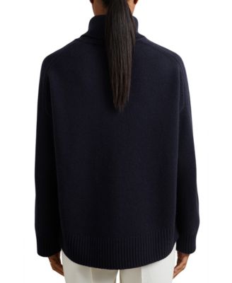 Women's Wool-Cashmere Roll-Neck Sweater