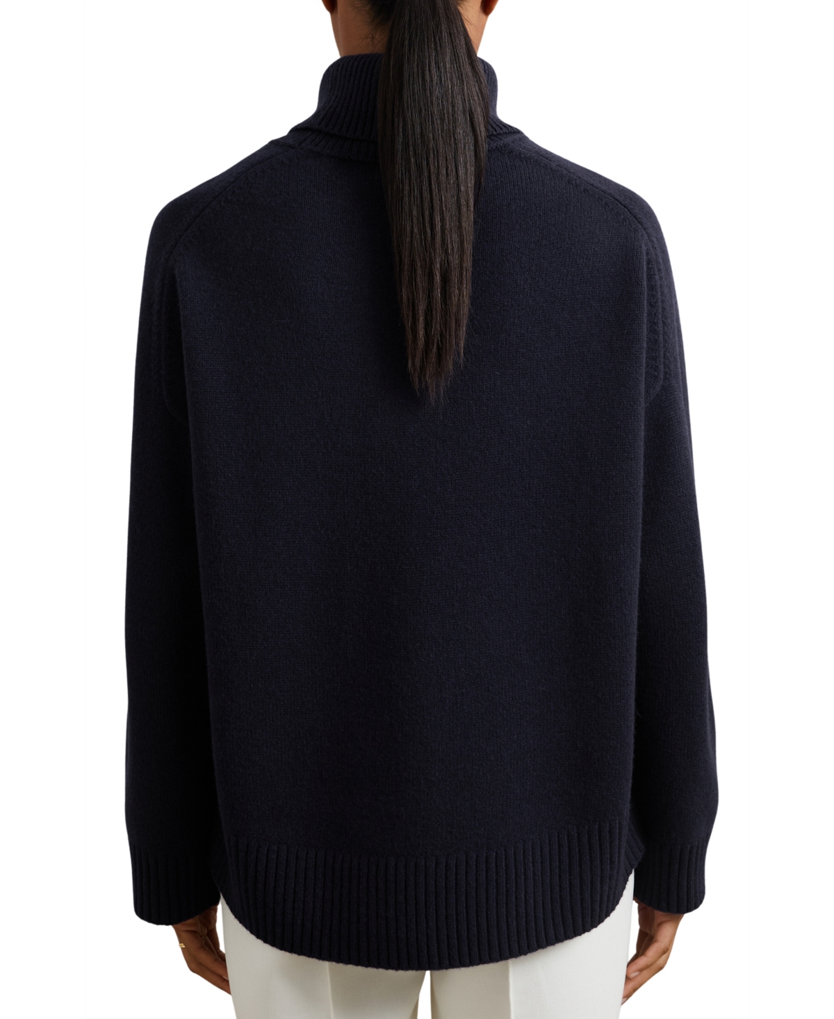 Reiss Women's Wool-Cashmere Roll-Neck Sweater