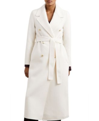 REISS - Women's Double-Breasted Blindseam Wool-Blend Coat