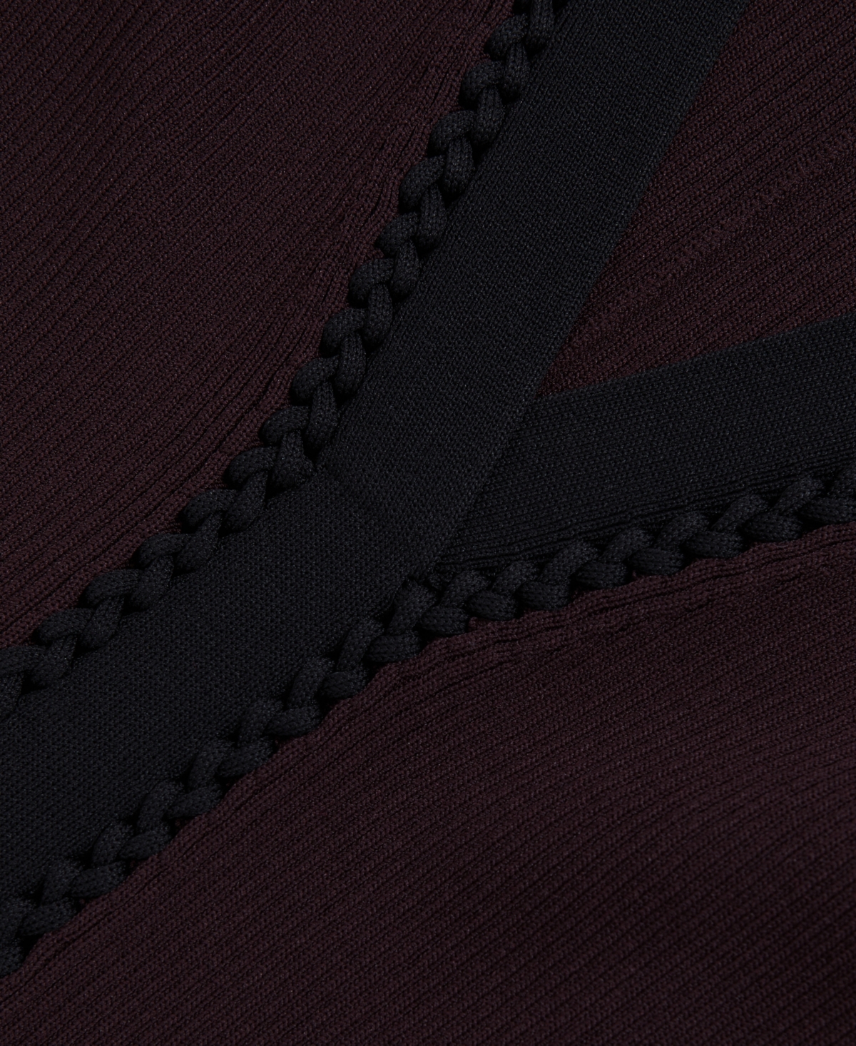 Reiss Women's Craft-Stitch Rib-Knit Mini Dress