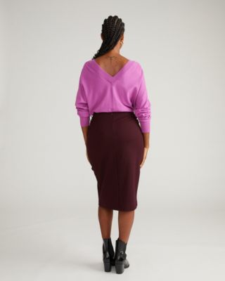 Plus Size Anya Ponte Skirt