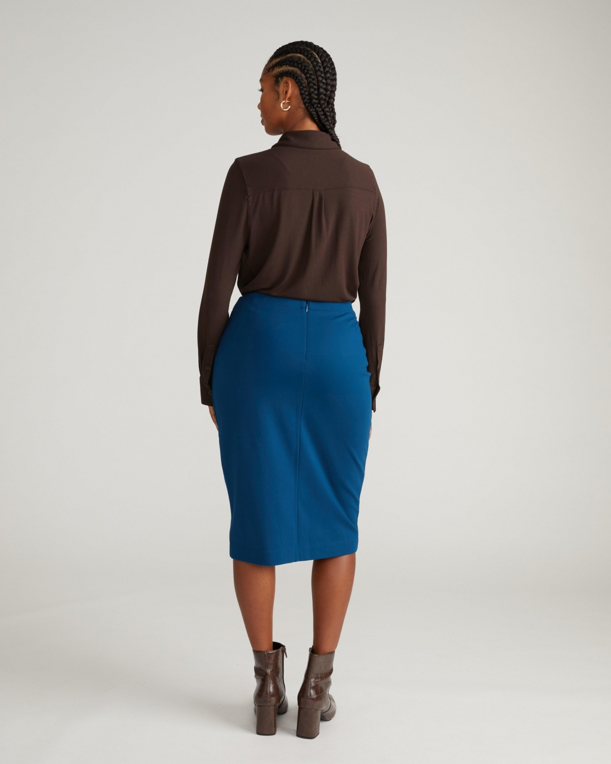 Universal Standard Plus Size Anya Ponte Skirt