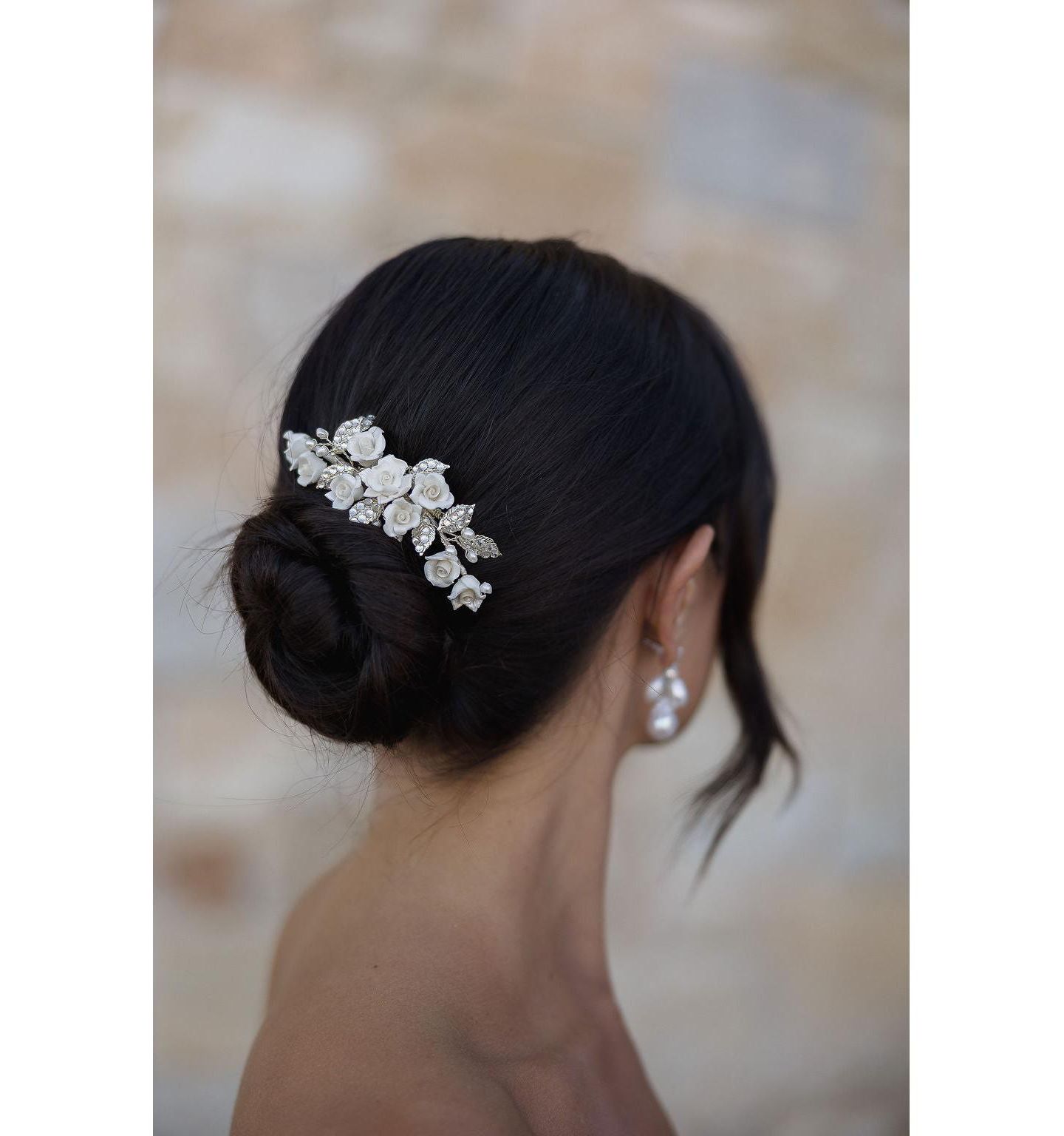 Женские аксессуары Untamed Petals Victoria Crystal Floral Comb, цвет: Золотой — фото 4