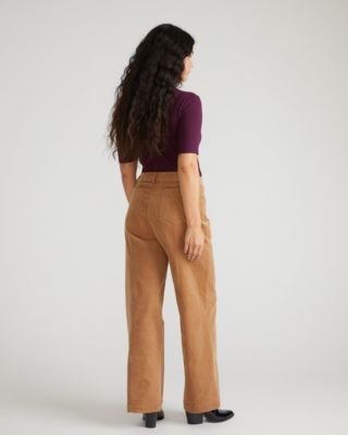 Women's Camila Wide Leg Corduroy Pants