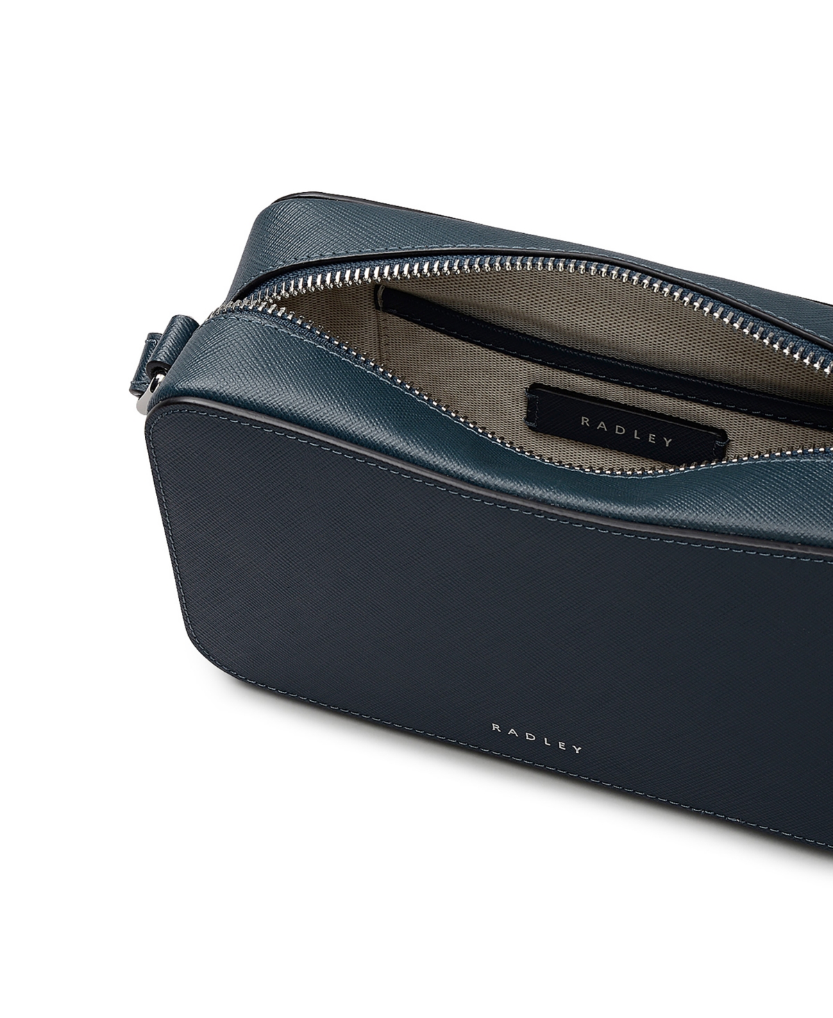 Radley London Beech Row Mini Zip Around Crossbody Bag In Blue