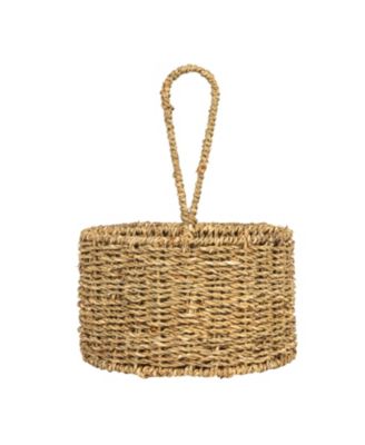 Round Seagrass Multi-Section Caddy