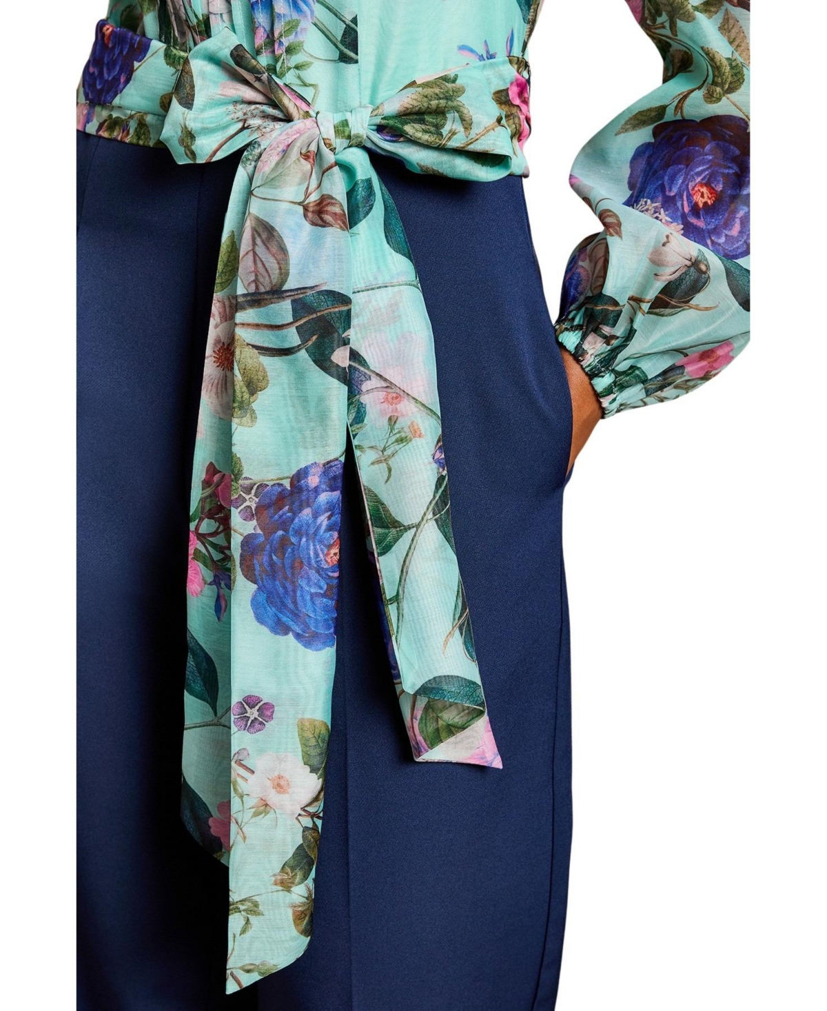 Coast Women's Pintuck Detail Wide Leg Jumpsuit