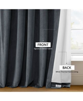 Signature Velvet Blackout Curtain