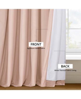 Signature Velvet Blackout Curtain