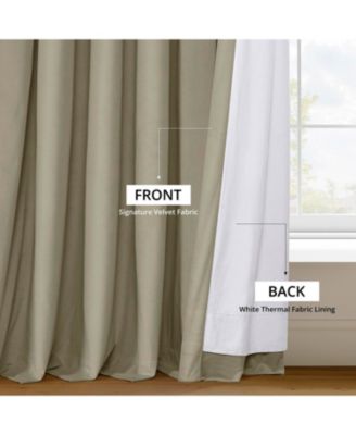 Signature Velvet Blackout Curtain