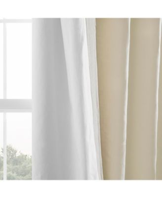 French Linen Room Darkening Curtain