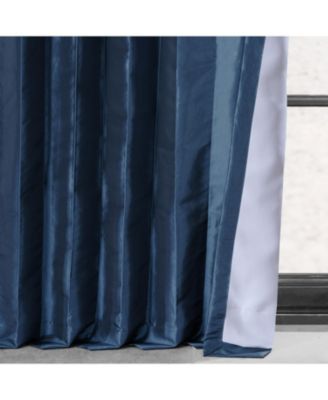 Faux Silk Taffeta Blackout Curtain