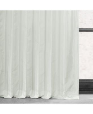Eggshell Faux Silk Taffeta Blackout Curtain
