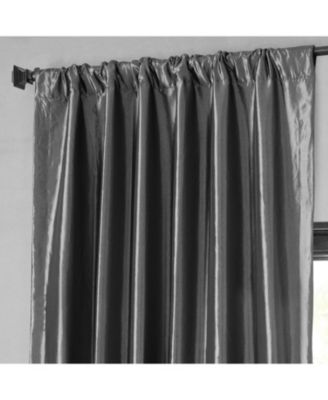 Faux Silk Taffeta Blackout Curtain