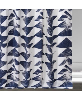 Geometric Printed Cotton Room Darkening Curtain