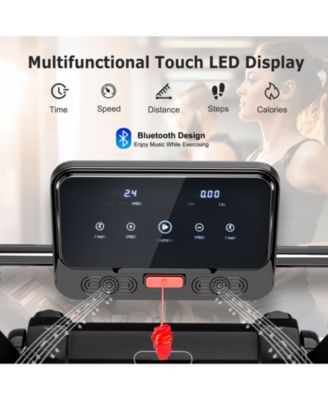2.25 HP Electric Motorized Folding Running Treadmill Machine with LED Display