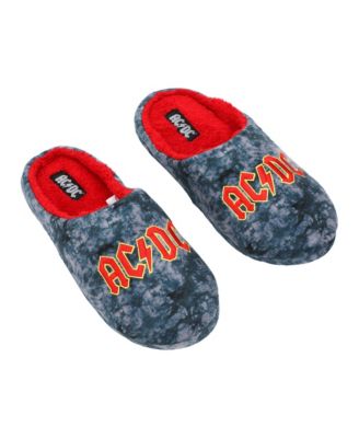 Men's Embroidered logo Tie-Dye Scuff Slippers-Medium
