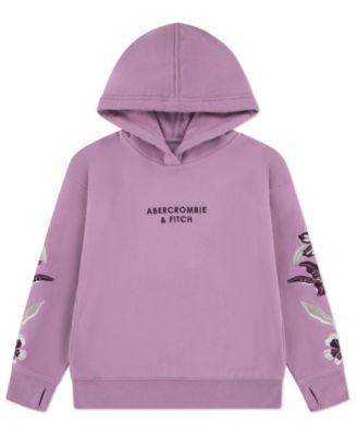 abercrombie kids - Girls' Embroidered Pull-On Hoodie