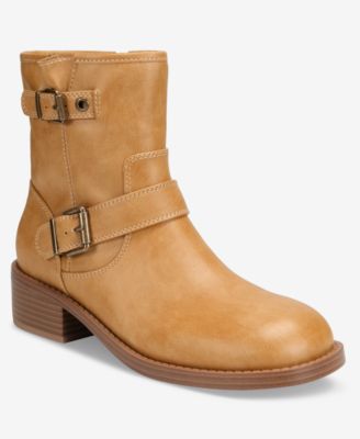 Women's Sablee Block Heel Moto Boots, Macy's Exclusive