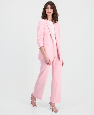 Women's Scrunch-Sleeve Open-Front Blazer
