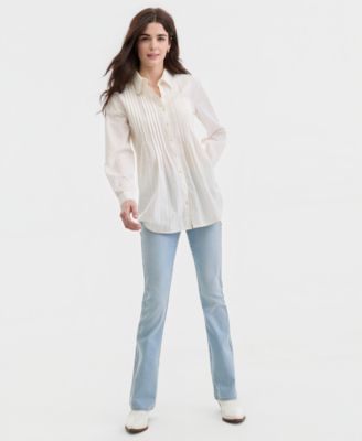 725 Rhinestone High-Waist Classic Stretch Bootcut Jeans