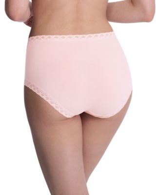 Women's Bliss Lace-Trim High Rise Cotton Brief 755058