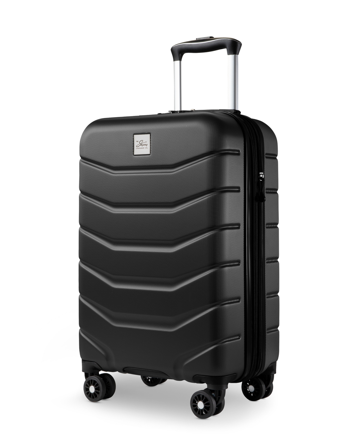 Skyway Silverton 23" Carry-on Spinner Suitcase In Black