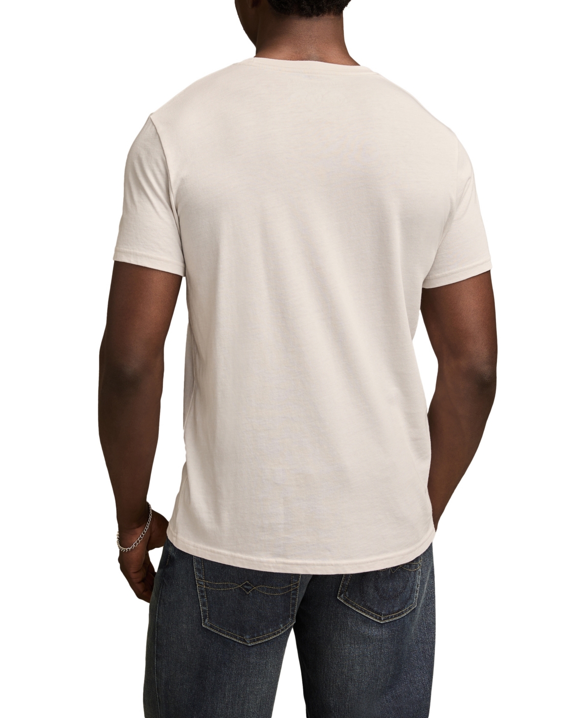 Lucky Brand Men's Guns N' Roses Circle Graphic Crewneck T-Shirt