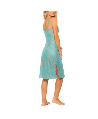 Women's Mesh Midi Dress Cover-up