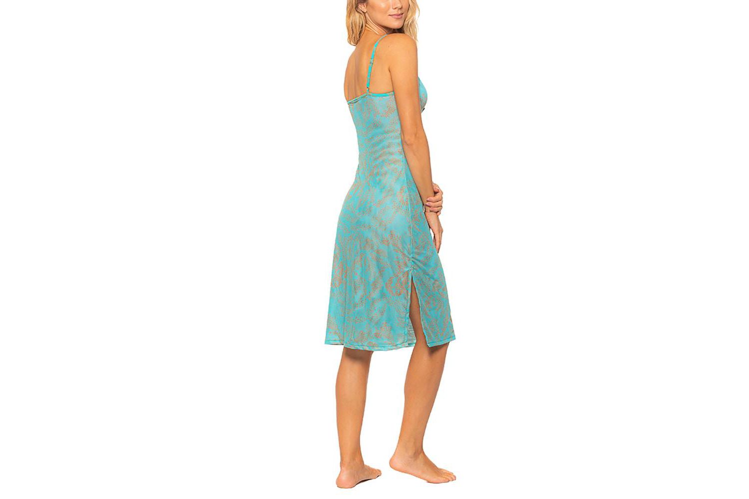 Women's Mesh Midi Dress Cover-up
