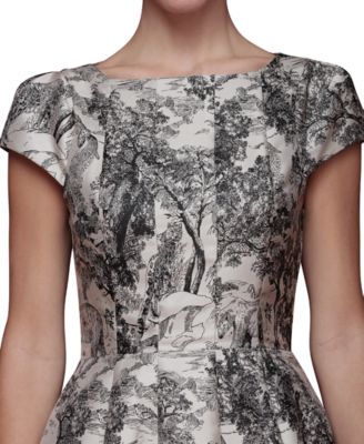 Women's Cap-Sleeve Mini Dress