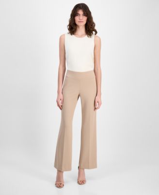 Women's High-Rise Wide-Leg Pull On Pants   image