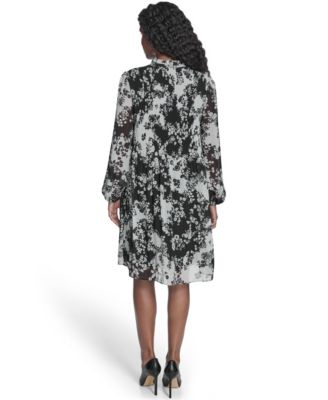 Women's Bubble-Sleeve Sheath Dress