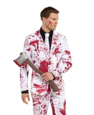 Men's Men s Halloween Costume Red Splatter Party Outfit