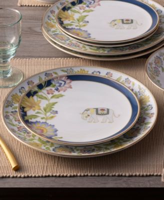 Tusker Garden 12-Piece Dinnerware Set, Service For 4