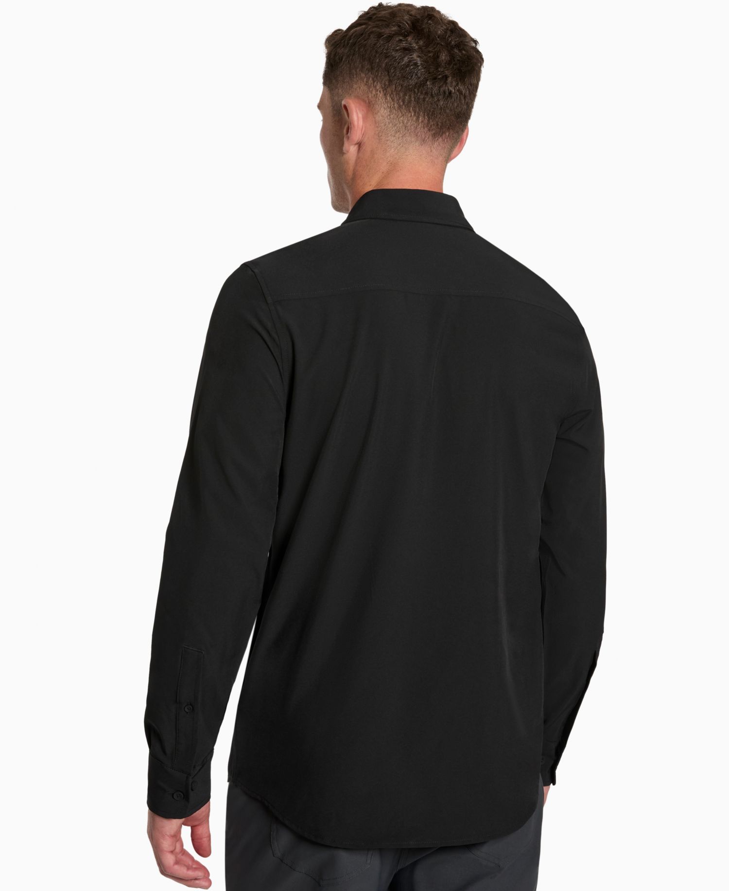 Men’s Solid Slim-Fit Performance Shirt
