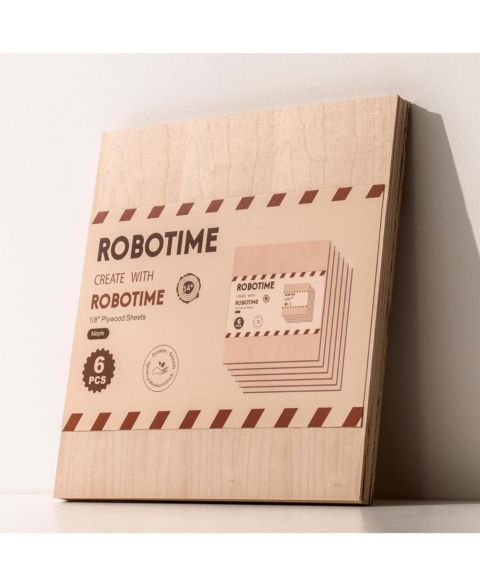 Детские конструкторы Robotime 3D Maple Plywood Music Box 54D, 6-Piece Puzzle, Ages 14+