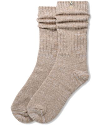 Women's 3-Piece Rib Knit Slouchy Crew Socks