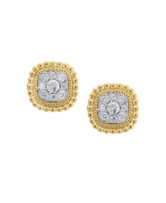 Diamond Earrings (1/5 ct. t.w.) in 10k Yellow Gold