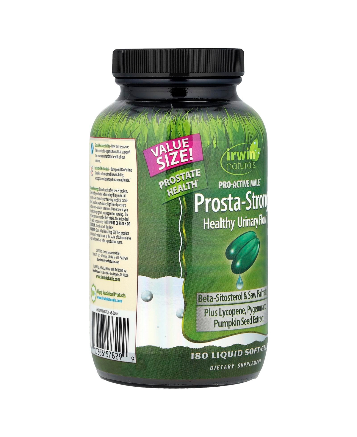 Irwin Naturals Pro-Active Male Prosta-Strong Healthy Urinary Flow