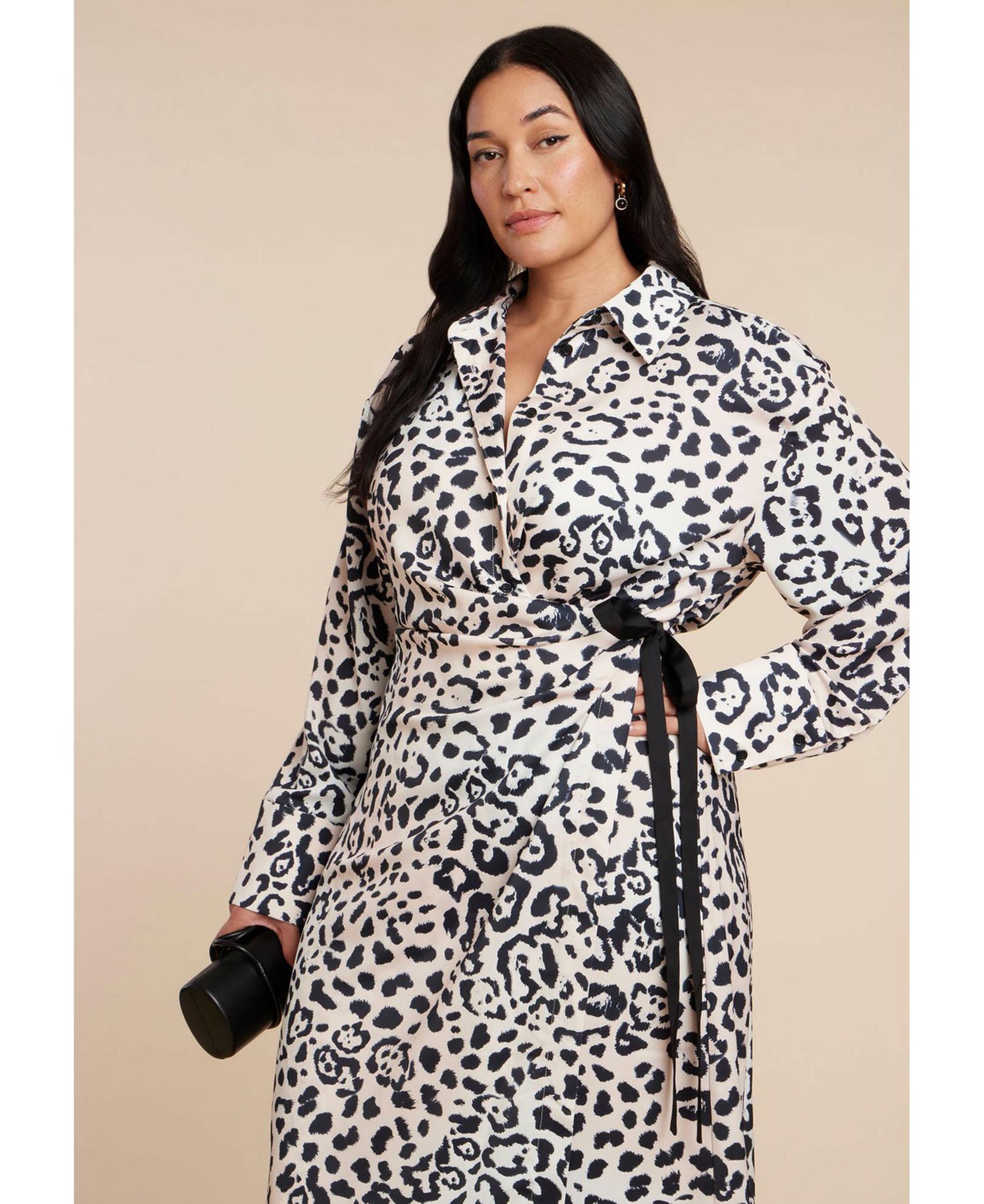 Plus Size Wrap Detail Maxi Dress
