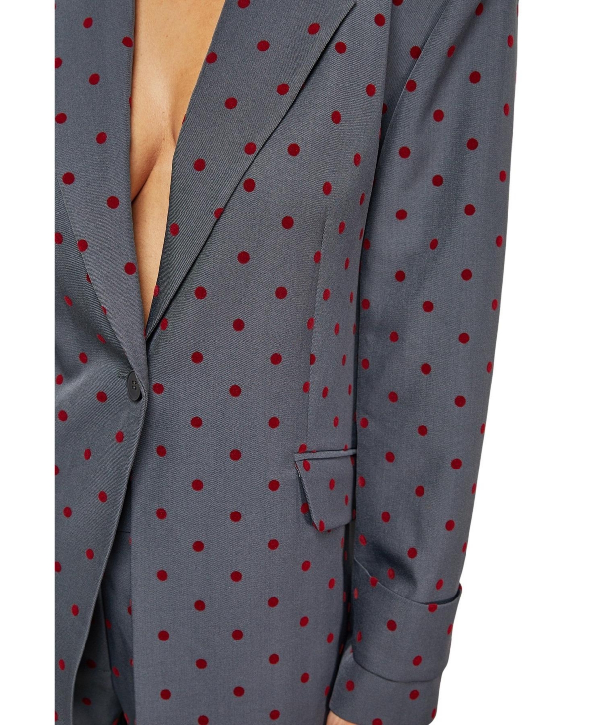 Warehouse Women's Velvet Spot Blazer