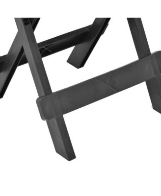 Folding Patio Table Anthracite 17.7"x16.9"x19.7" Plastic