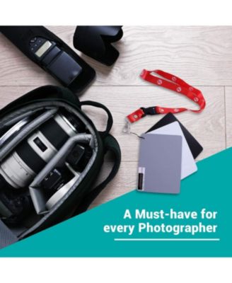 Photo Color/White Balance Card Set for Digital Photography (Index card sized, 5 X 4)