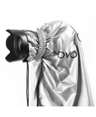 CRC03 Extra-Long Waterproof Rain Coat for DSLR Camera, Lens & Tripod (Metallic Gray)