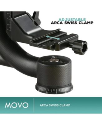 GH800 MKII Carbon Fiber rofessional Gimbal Tripod Head with Arca-Swiss Quick-Release Plate