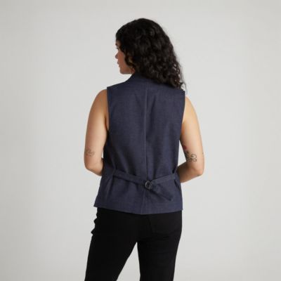 Women's Denim Look Vest