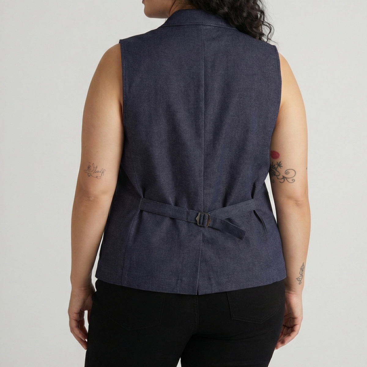 Universal Standard Women's Denim Look Vest