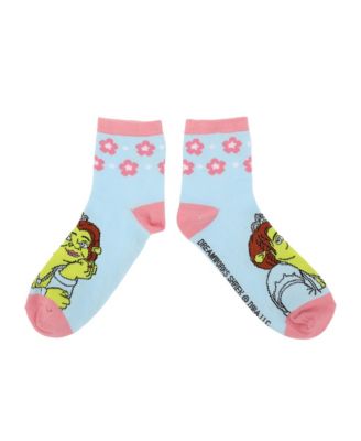 Characters & 3D Flowers Women's 3-Pair Casual Quarter Crew Ankle Socks