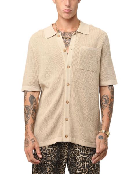 Мужская рубашка XXIII Zyair Knit Rib Button Up